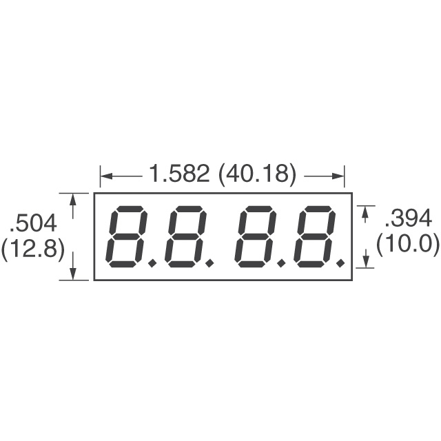 LTC-4627JR Lite-On Inc.  Modules d'affichage - Caractères et chiffres à LED